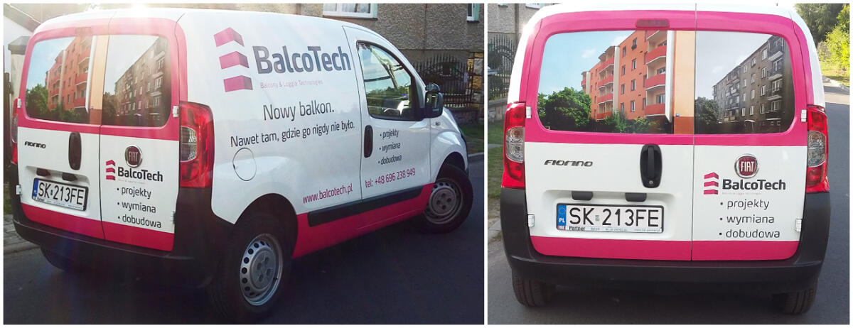 fiat fiorino - oklejenie samochodu